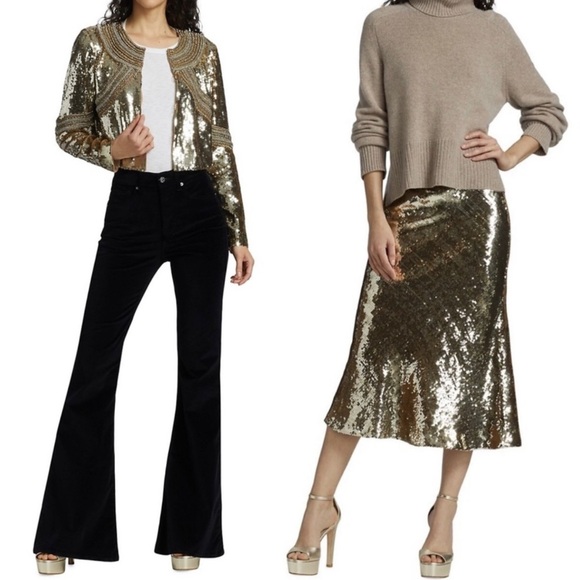 Veronica Beard Phaedra Sequin-Embellished Jacket & Skirt Set - Picture 9 of 16